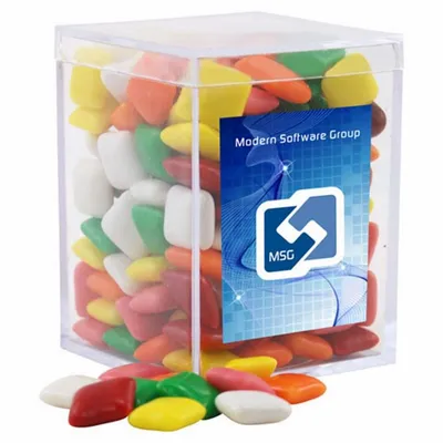 Acrylic Box with Mini Chicklets - Small - Custom Ribbons Now