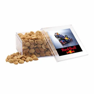 Acrylic Box with Peanuts - Large - Custom Ribbons Now