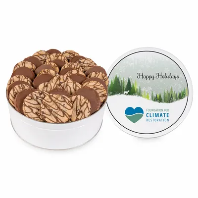 Fresh Beginnings Dreamy Drizzle Chocolate Chip Cookie Tin (Large) - Custom Ribbons Now