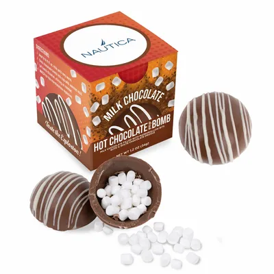 Hot Chocolate Bomb in Full Color Box - Custom Ribbons Now