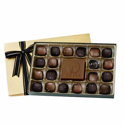 20 Piece Sea Salt Caramel Gift Box - Custom Ribbons Now