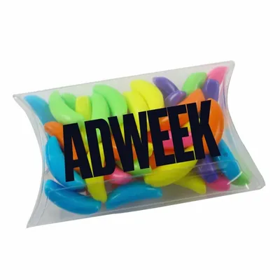 Small Pillow Acetate Box with Assorted Silly Bananas - Custom Ribbons Now
