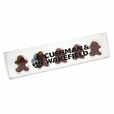 Acetate Sticks with Gingerbread Men - Custom Ribbons Now