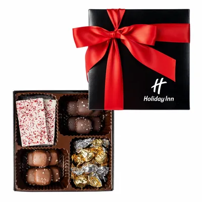 4 Delight Gift Box - Holiday Confections - Custom Ribbons Now