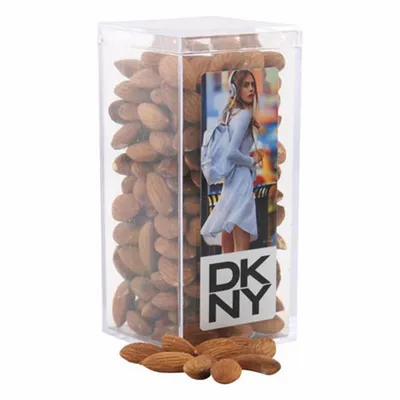 Acrylic Box with Almonds - Medium - Custom Ribbons Now