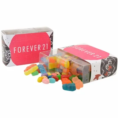 3 Way Candy Shareable Acetate Box - Custom Ribbons Now