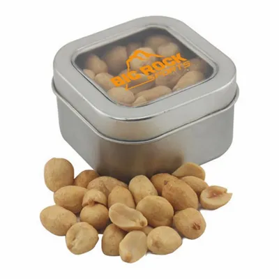 Window Tin with Peanuts - SBF2500 - Custom Ribbons Now