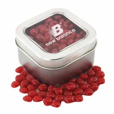 Window Tin with Red Hots - SBF2500 - Custom Ribbons Now