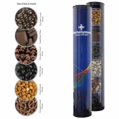 Tube of Nuts & Sweets - Custom Ribbons Now