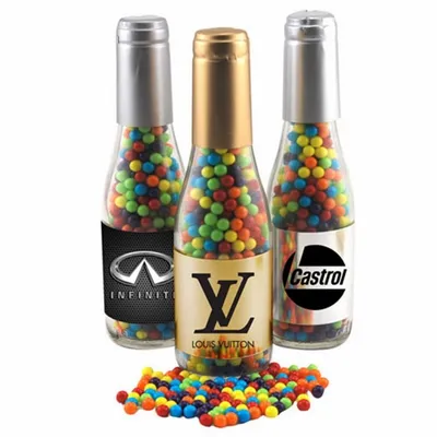 Champagne Btl Mini Jawbreakers 8" - Custom Ribbons Now