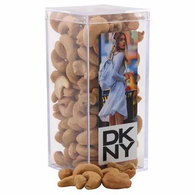 Acrylic Box with Cashews - Medium - Custom Ribbons Now