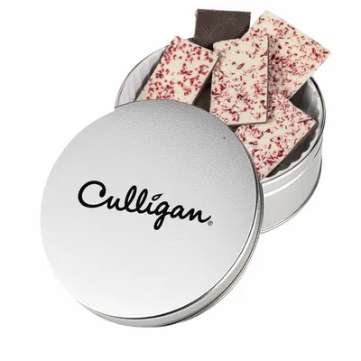 Collector Tins - Peppermint Bark - Custom Ribbons Now