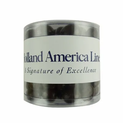 Round Acetates - Dark Chocolate Almonds - Custom Ribbons Now