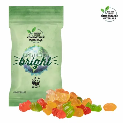 1oz ECO-Digibag, Compostable & Full Color, Gummy Bears - Custom Ribbons Now