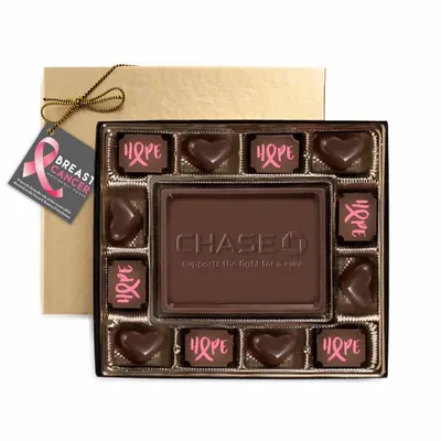 Hope, Love, Cure Chocolate Box - Custom Ribbons Now