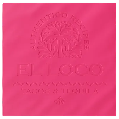 Custom Debossed Dinner Napkin - Custom Ribbons Now