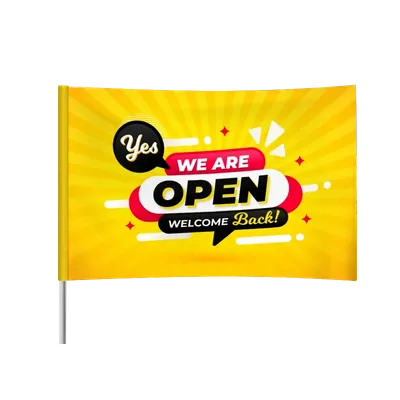 Rectangle Flag - Custom Ribbons Now