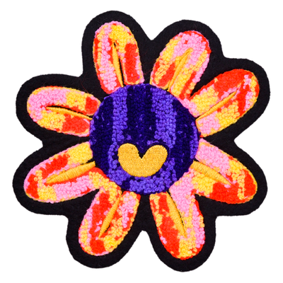 Multi Color Chenille Patch Multi Color Chenille Patch - Custom Ribbons Now
