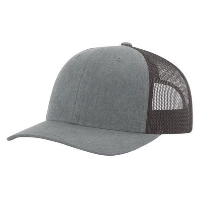 HEATHER GRAY/DARK CHARCOAL HEATHER GRAY/DARK CHARCOAL - Custom Ribbons Now