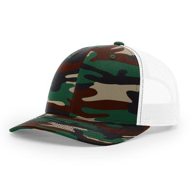 GREEN CAMO/WHITE GREEN CAMO/WHITE - Custom Ribbons Now