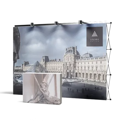 Pop Up Straight Displays - Custom Ribbons Now