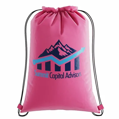 Custom Nylon Drawstring Bag - Custom Ribbons Now