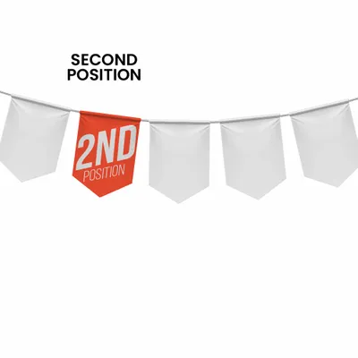 Second Position Design - Custom Ribbons Now