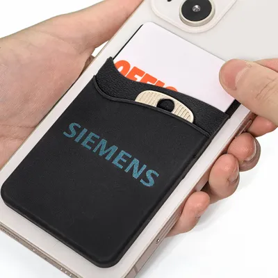 Silicone Phone Wallet Dual Card Holder - Custom Ribbons Now
