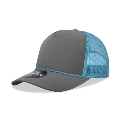 Charcoal/Sky Charcoal/Sky - Custom Ribbons Now