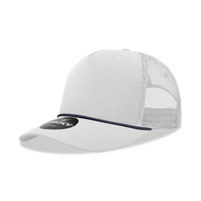 WHITE/NAVY WHITE/NAVY - Custom Ribbons Now