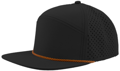 Black-Orange Chainlink Rope Black-Orange Chainlink Rope - Custom Ribbons Now