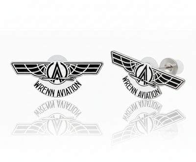 Hard Enamel Metal Earrings