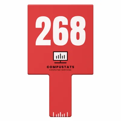 Custom Auction Paddles - Custom Ribbons Now