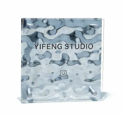 Ripple Texture Acrylic Door Signs