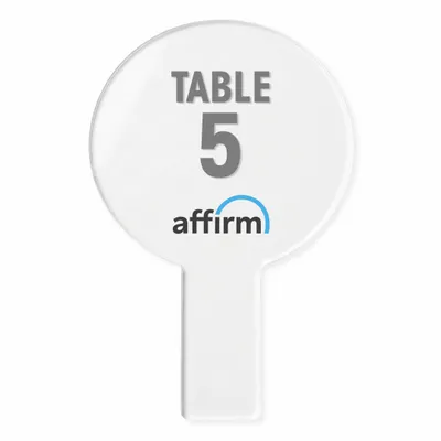 Acrylic Auction Paddles - Custom Ribbons Now