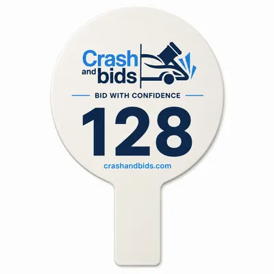 Acrylic Auction Paddles - Custom Ribbons Now