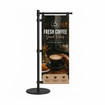 Polyester Mini Desk Flag - Custom Ribbons Now