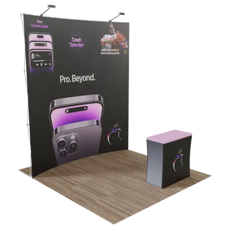 8’ x 8’ Trade Show Displays - Custom Ribbons Now