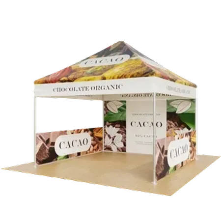 Outside Trade Show Displays - Custom Ribbons Now