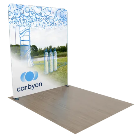 Verlichte displays voor beurzen - Custom Ribbons Now