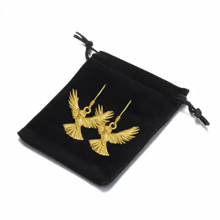 Black Velvet Bag Black Velvet Bag - Custom Ribbons Now