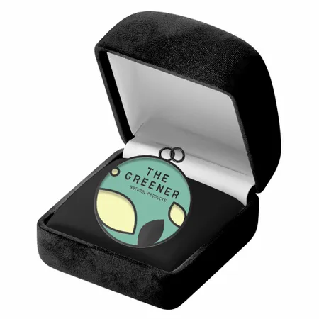 Black Velvet Box - Custom Ribbons Now