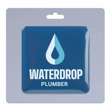 1 pack_Square Lapel Pin 1.25 inch - Custom Ribbons Now