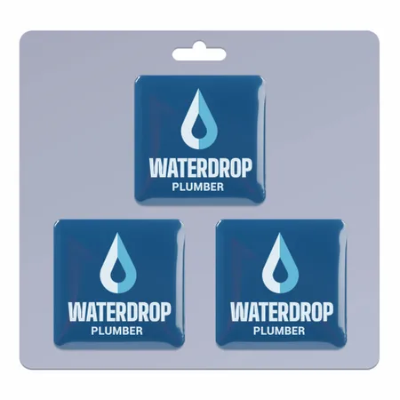 3 pack_Square Lapel Pin 1.25 inch - Custom Ribbons Now