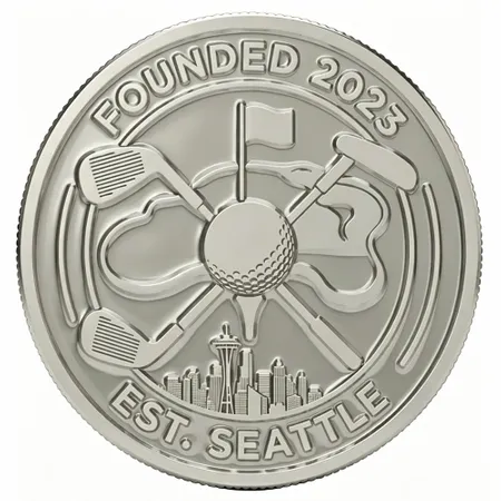 Die Struck Ball Marker - Custom Ribbons Now