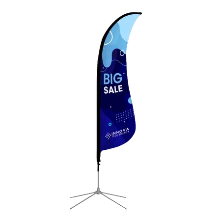 Shark Fin Flag - Custom Ribbons Now