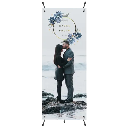 Adjustable X Banner Stands - Custom Ribbons Now
