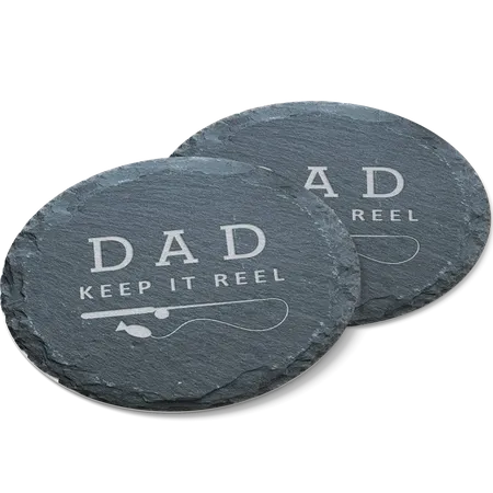 Stone Coasters - Custom Ribbons Now