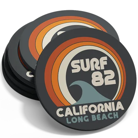 PVC Coasters - Custom Ribbons Now