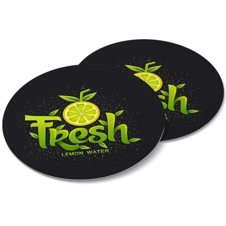 Vinyl Coasters - Custom Ribbons Now